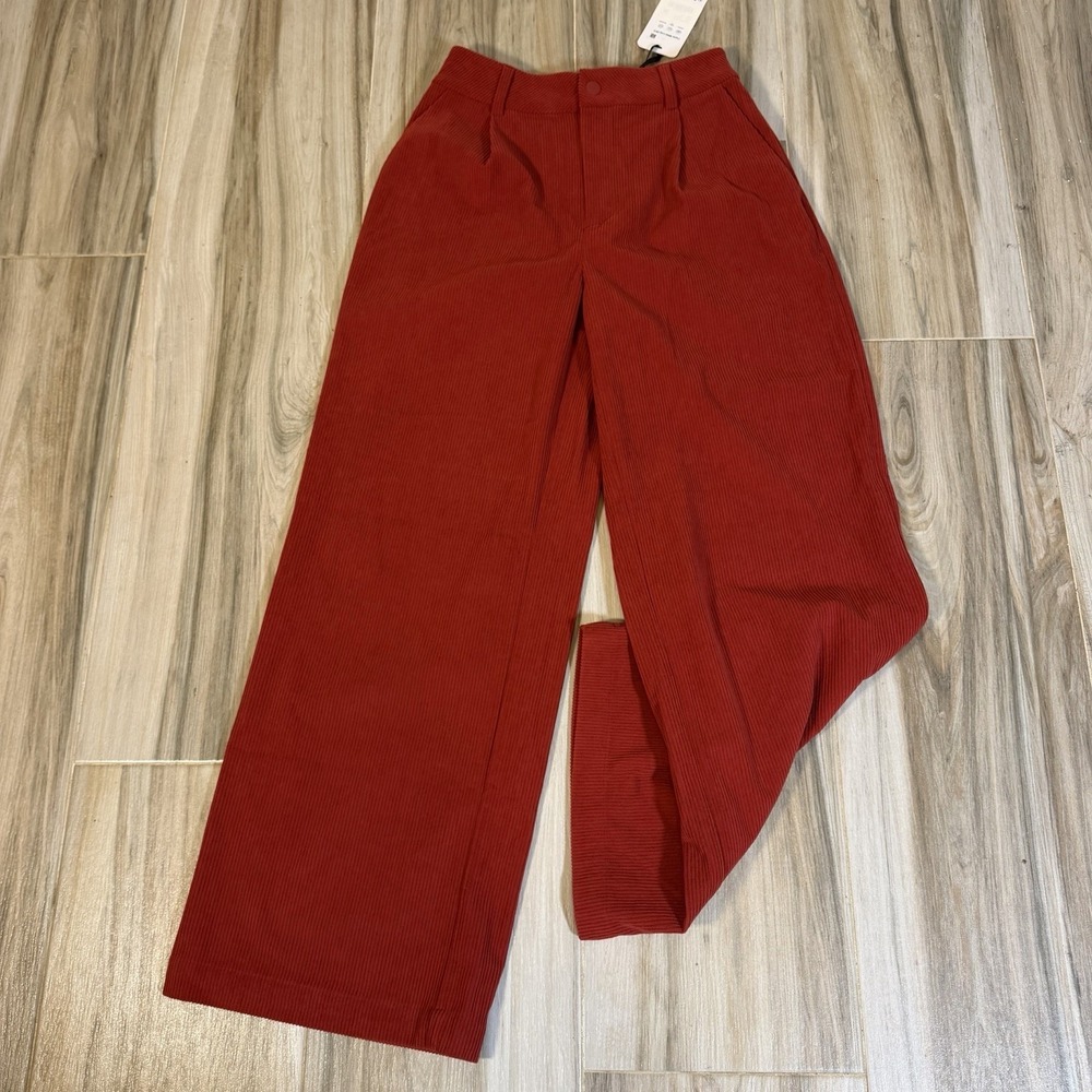NWT Varley Floris Wide Leg Pants Soft Corduroy SZ Small Staple Minimalist Boho - Picture 4 of 13